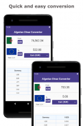 Algerian Dinar converter screenshot 2