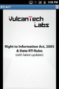 RTI Act (India) & State Rules screenshot 0