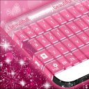 Merah muda Natal GO Keyboard Icon