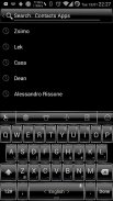 Theme TouchPal Frame Silver screenshot 1