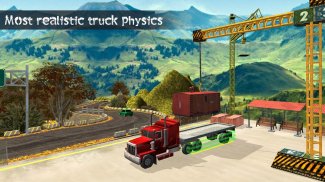 Truck Driving Uphill Simulator screenshot 3