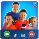 Fake Video Call Ninja Kidz Icon