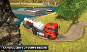 Oil Tanker Transporter 2018 Fuel Truck Driving Sim screenshot 4