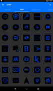 Black and Blue Icon Pack ✨Free✨ screenshot 18