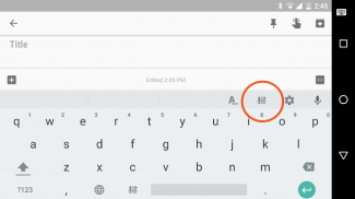 Bluetooth Keyboard Wedge - BluePiano screenshot 0