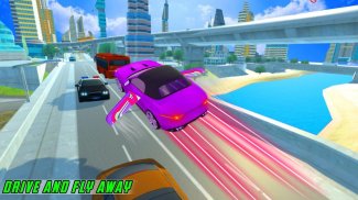 Flying Car Games Car Flight screenshot 1