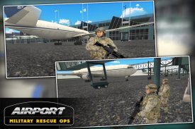 Airport Military Rescue Ops 3D screenshot 0