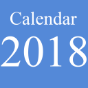 Calendar 2018 With Islamic Dates Icon