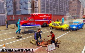 Ambulance Simulator Driving 3D screenshot 3