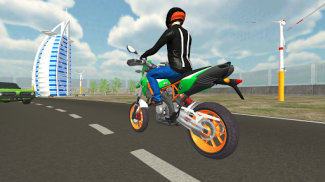 Motorbike Driving: Chained Car screenshot 4