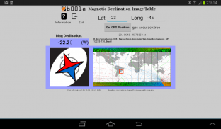 Boole Magnetic Declination Image Table screenshot 4