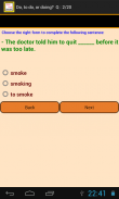 ENGLISH GERUND and INFINITIVE screenshot 9