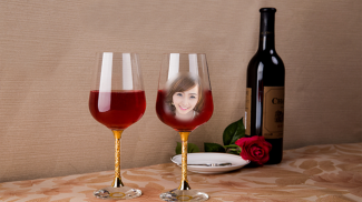 Wine glass Photo Frame Montage screenshot 0