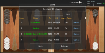 Backgammon Reloaded screenshot 1