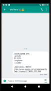 Geo Position SMS screenshot 1