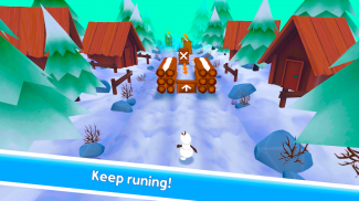 Snowman Rush: Frozen run screenshot 4