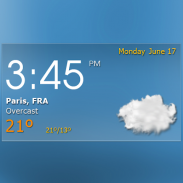 Digital clock weather theme 1 screenshot 5