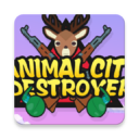 HappyDeerSimulator: animal city Icon