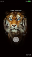 Tiger 3D Lock Screen screenshot 0