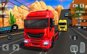 Highway Truck Racer: Game Mengemudi Truk Tanpa screenshot 4