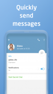 Rugram Messenger: private text messages & call app screenshot 2