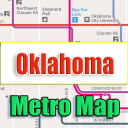 Oklahoma City USA Metro Map Offline