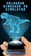 Hologram Dinosaur 3D Simulator screenshot 2