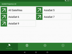 AsiaSat Frequency List screenshot 8