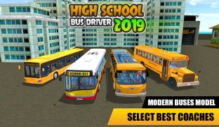 Real High School Bus Driver: Offroad Bus Driving screenshot 8