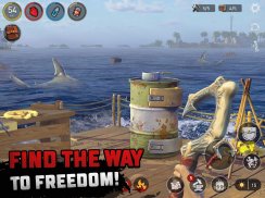 Ocean Nomad: Выживание на плоту - Симулятор screenshot 1