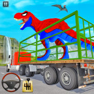 Wild Dino Truck Transport Game screenshot 12