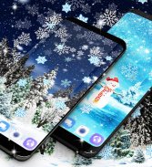 Snow winter live wallpaper screenshot 5