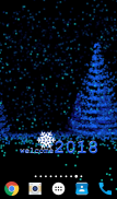 💥🎄❄️3D New Year 2018 LWP free screenshot 0