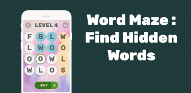 Word Maze : Find Hidden Words screenshot 3