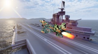 Missão de ataque aéreo de caça a jato 3D screenshot 5