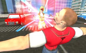 飞行 超级 英雄 复仇： 大 城市 船长 游戏 screenshot 3