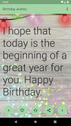 Birthday wishes screenshot 2