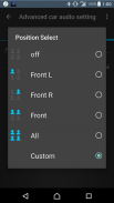 Advanced car audio setting screenshot 3