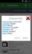 AsiaSat Frequency List screenshot 3