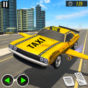 Real Flying Muscle Car Taxi Simulator