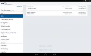 BUSINESS 24 Mobilní banka screenshot 4