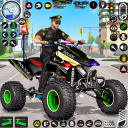 US Police ATV Transporter Game icon