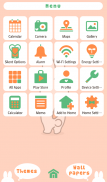 Bunny and Carrot Theme +HOME screenshot 2