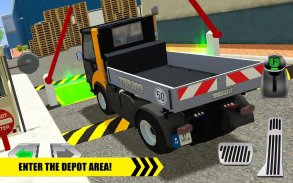 Truck Driver: Depot Parking Si screenshot 4