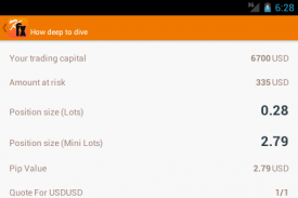 Forex Position Size Calculator screenshot 1