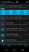eWeather HD -  氣，空氣質量，晴雨表，地震，潮汐，地磁風暴，天氣警報 screenshot 8