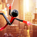 Spider Stickman Rope Hero Game Icon