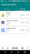 App Backup and Restore Android Apk screenshot 1