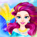 Mermaid Dress up & Makeover - Color by Number