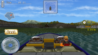 Бесплатная 3D Bass Fishing screenshot 1